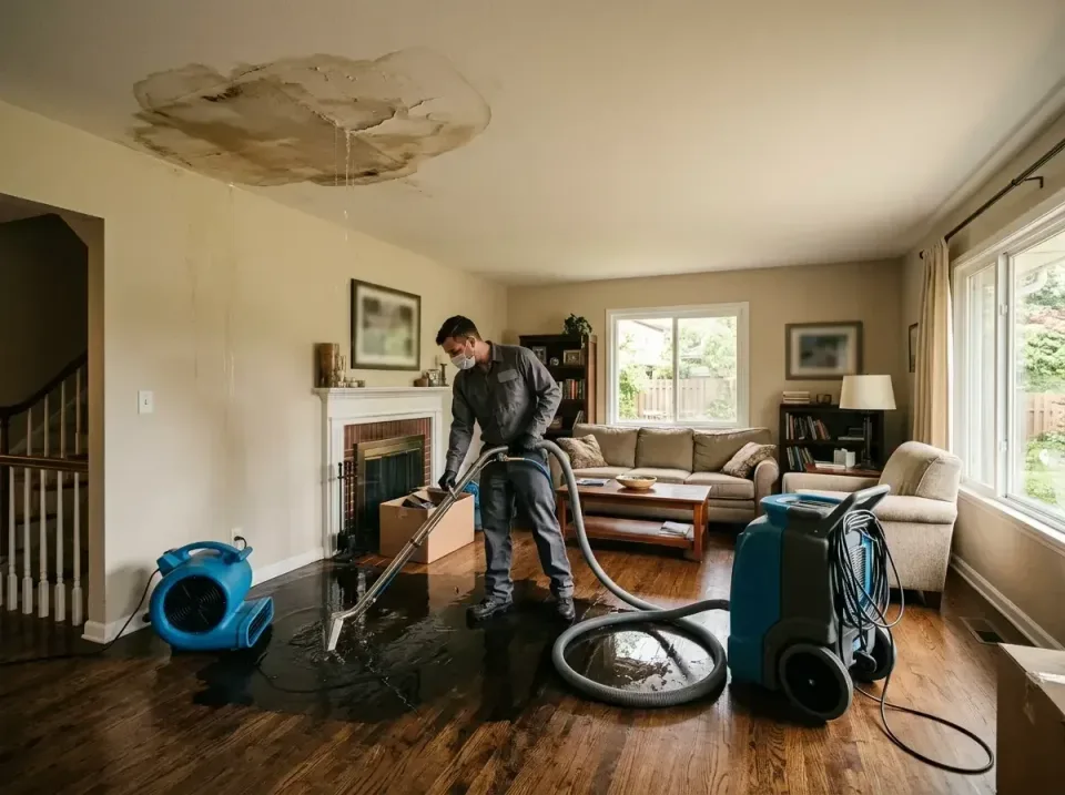 attic-pipe-burst-ceiling-drip-008 — frequently asked questions, Water Damage Restoration & Carpet Care in Bartlett, TN